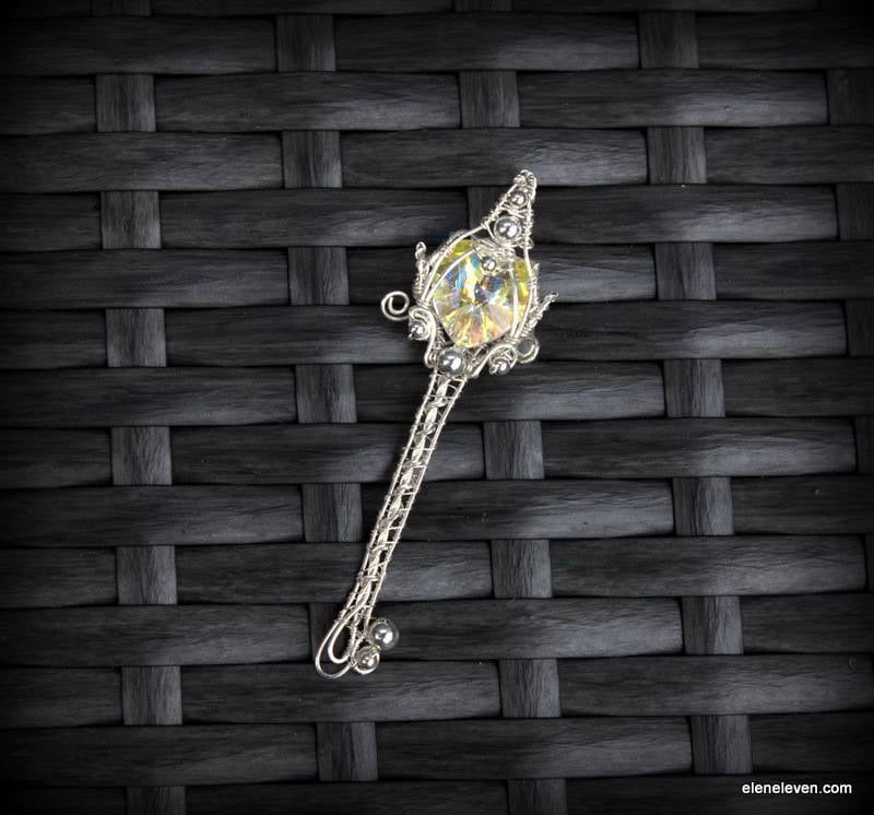 Silver Key of Luck Pendant